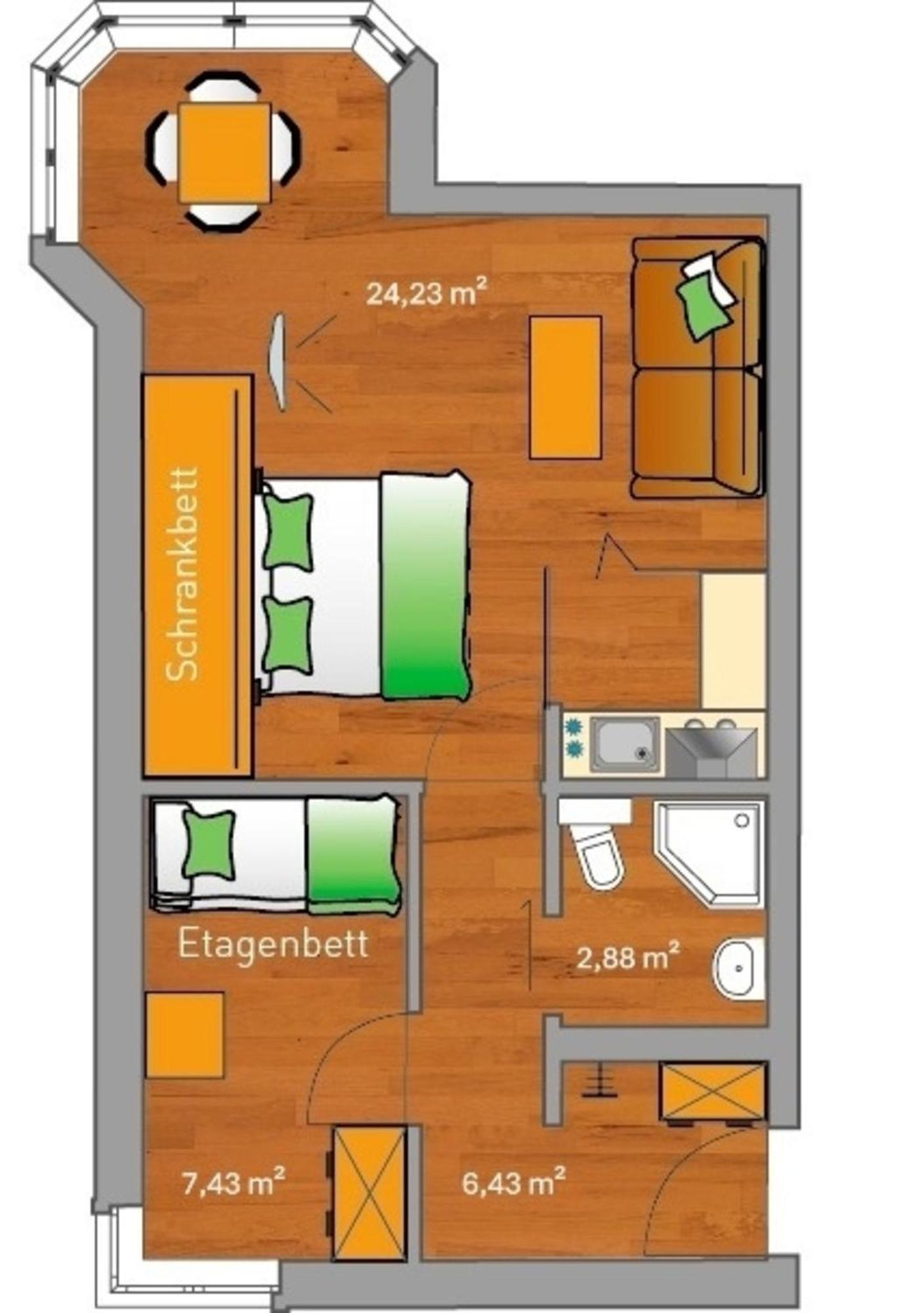 Ancora Marina Haus 1 Nr 01, Typ 1 Apartment นอยชตัดท์ อิน โฮลชไตน์ ภายนอก รูปภาพ